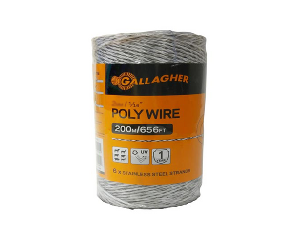 Gallagher Prewound Fence Reel Complete With 200M Polywire – Co-Op