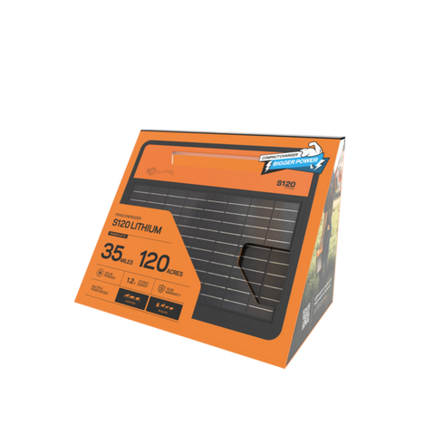 S120 Lithium Solar Fence Energizer